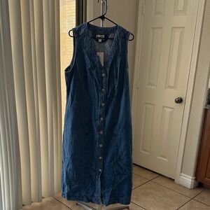 Universal Thread Sleeveless Asymmetrical Dress - Dark Blue